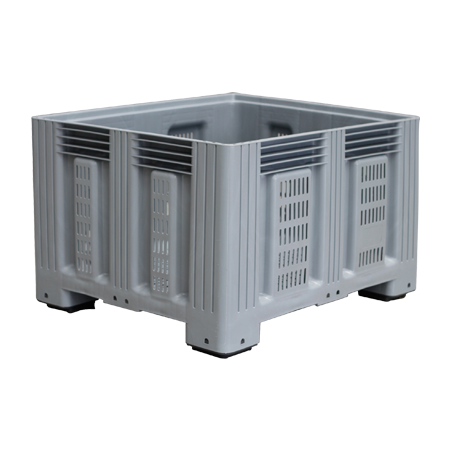 Пластиковый контейнер 1200x1000мм перфорированный